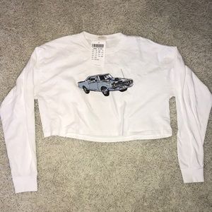 NEW Brandy Melville Crop Top Tee